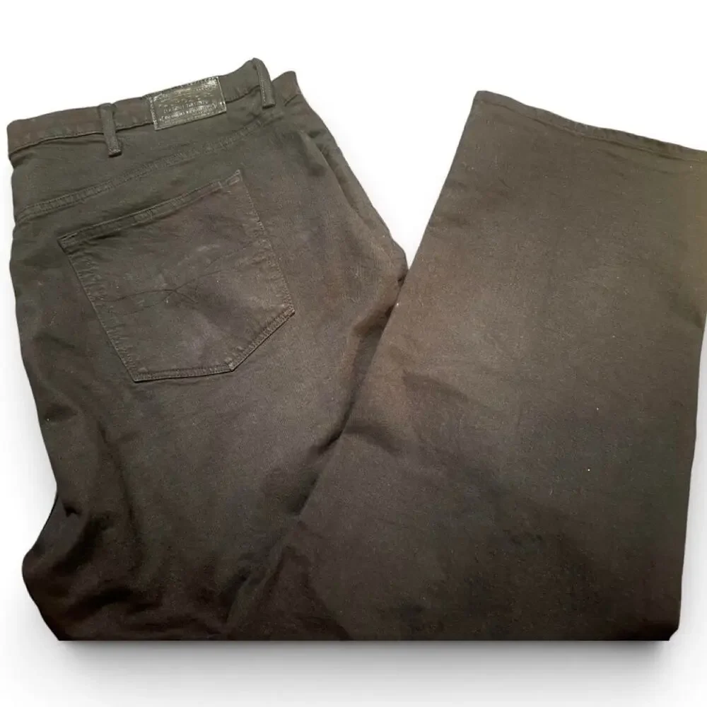 Polo Ralph Lauren Hampton Relaxed Straight Black Jeans 46x30
